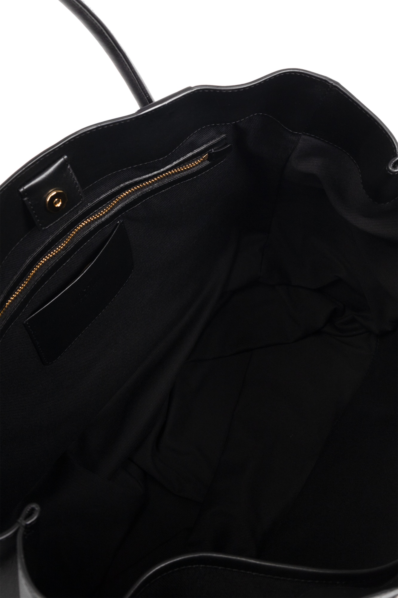 Moschino Zippered Shoulder Bag In Black
