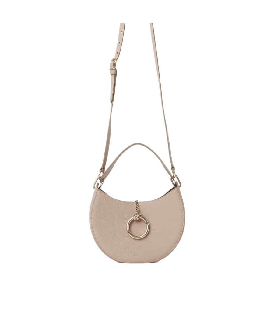 Chloé Arlene Leather Bag In Nude
