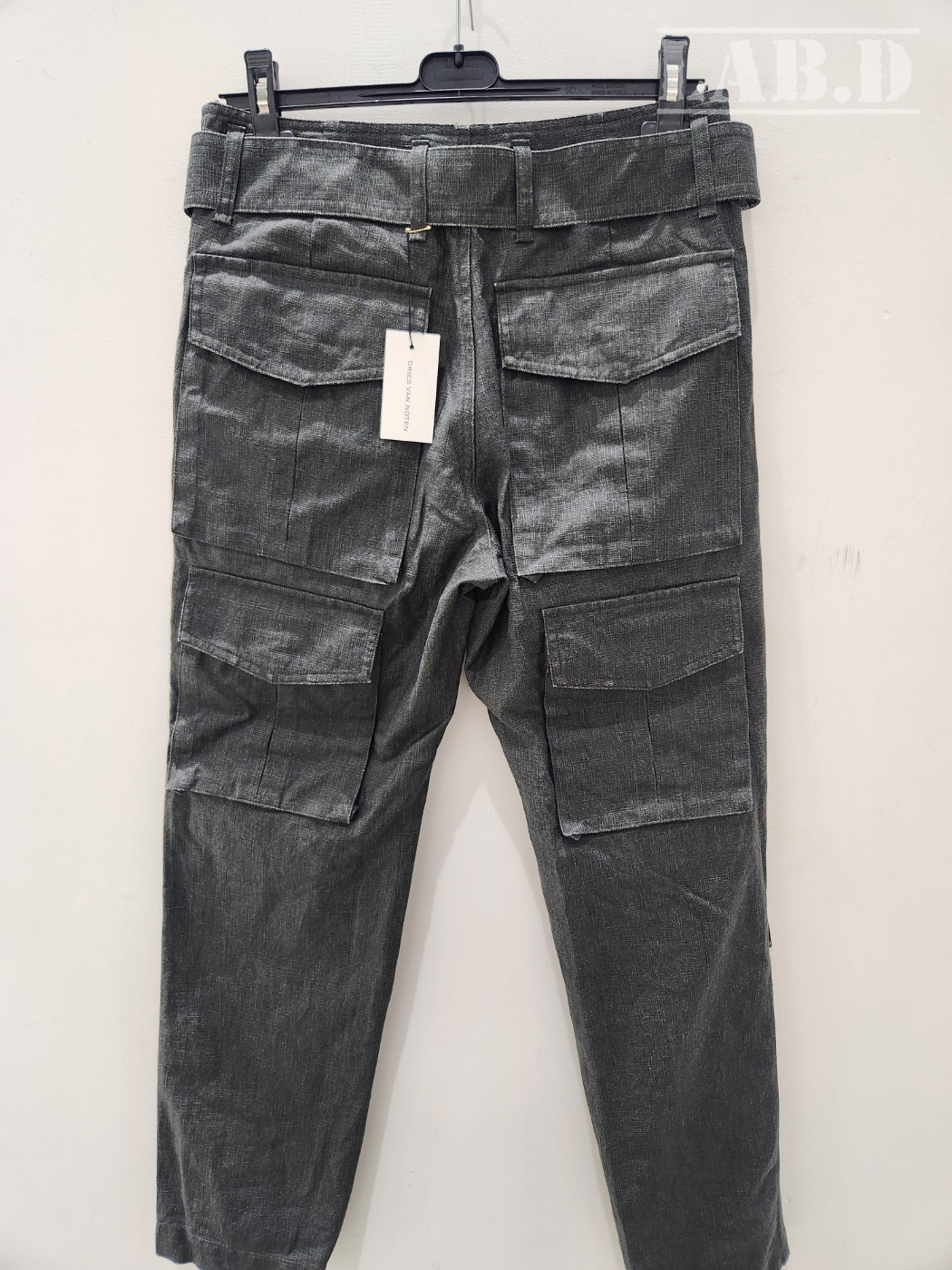 Dries Van Noten Belt-loop Casual Pants In Black