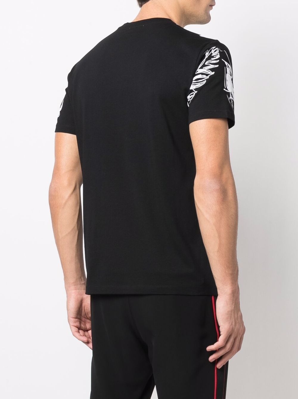 Alexander Mcqueen Skull Print T-shirt In Black