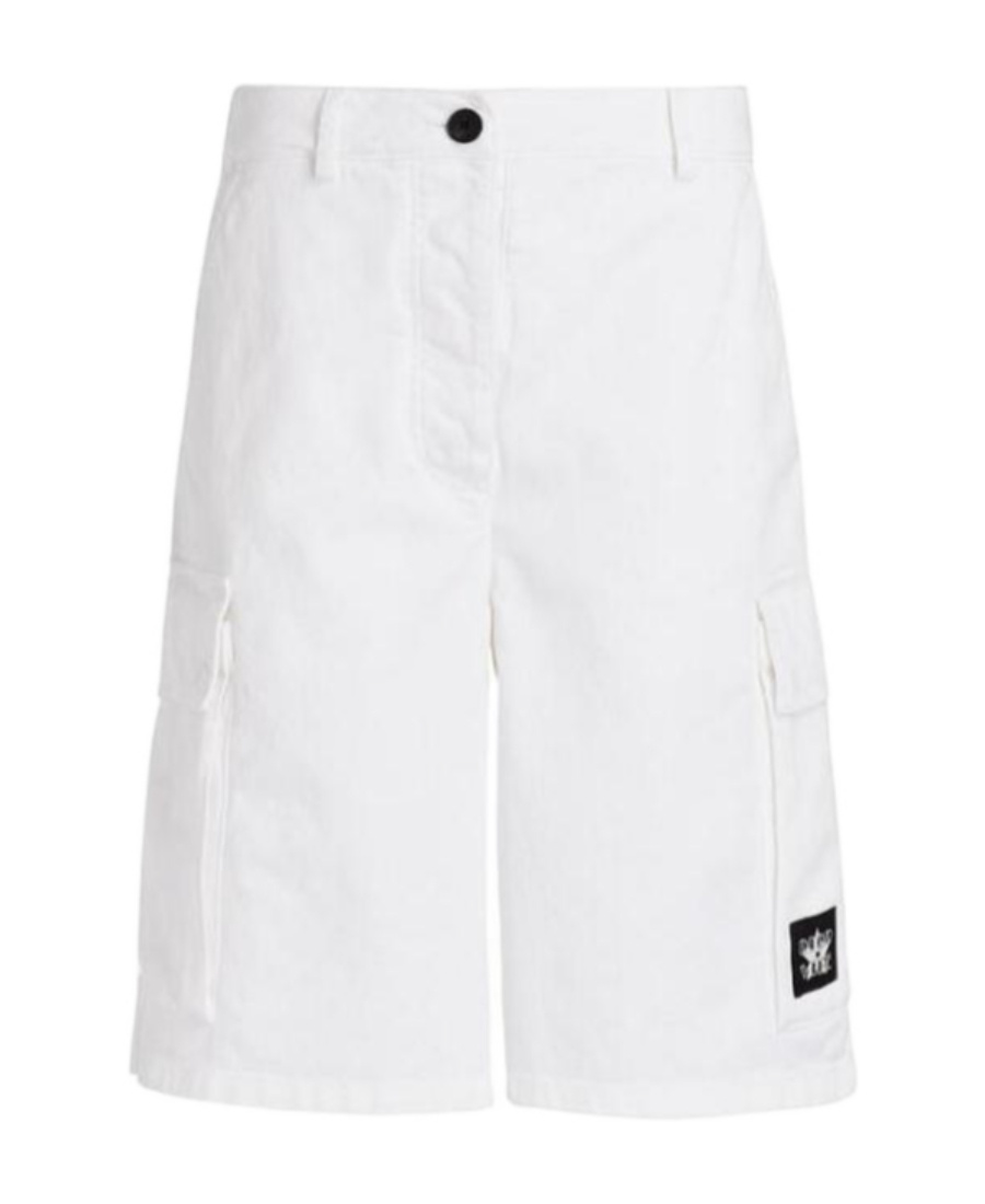 Dior Logo Detail Shorts In White