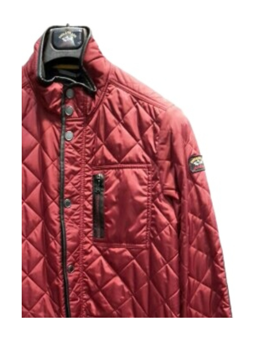 Paul & Shark High-necked Quilted Casual Jacket In Red