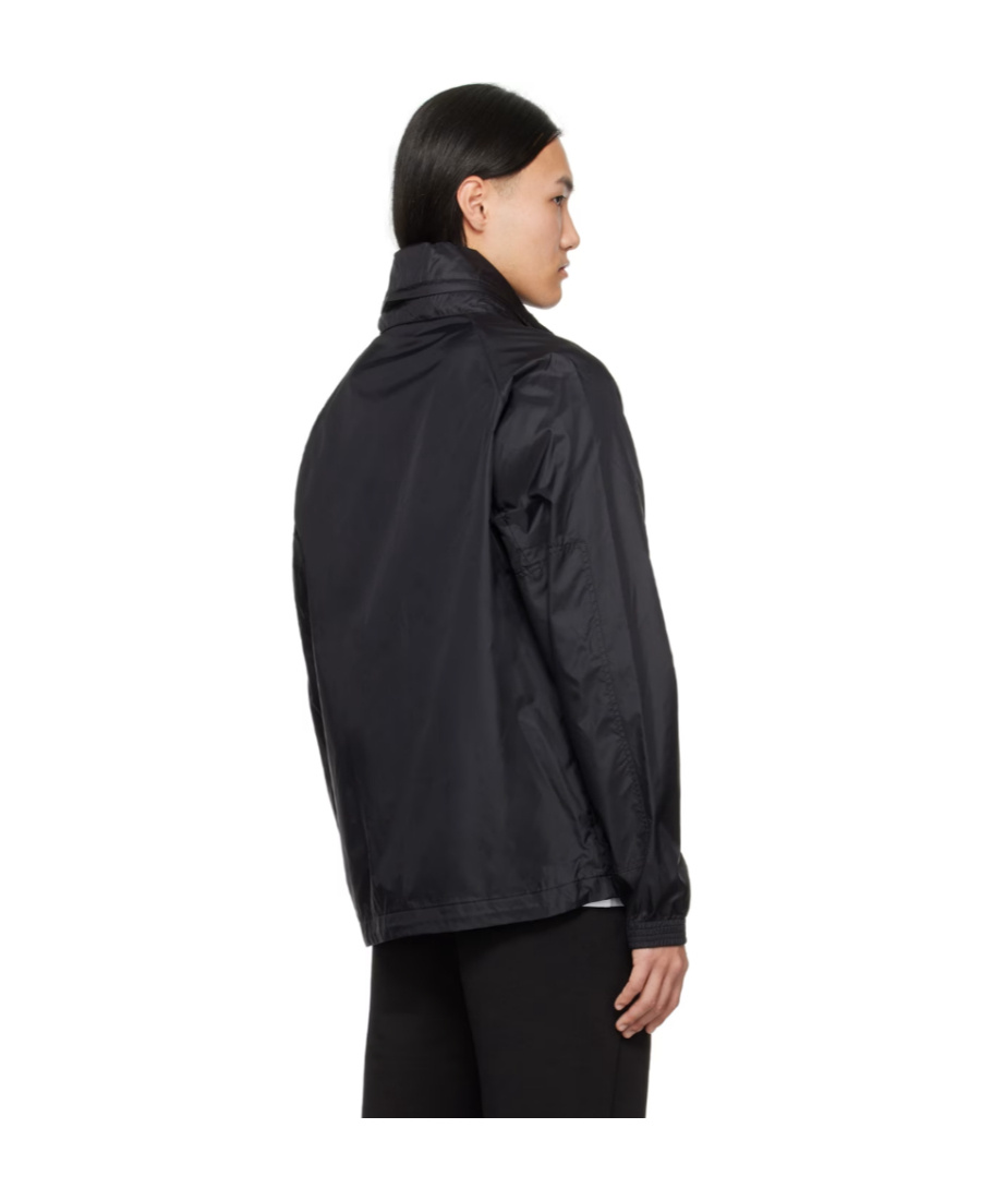 Moncler Lightweight Hooded Jacket In Black