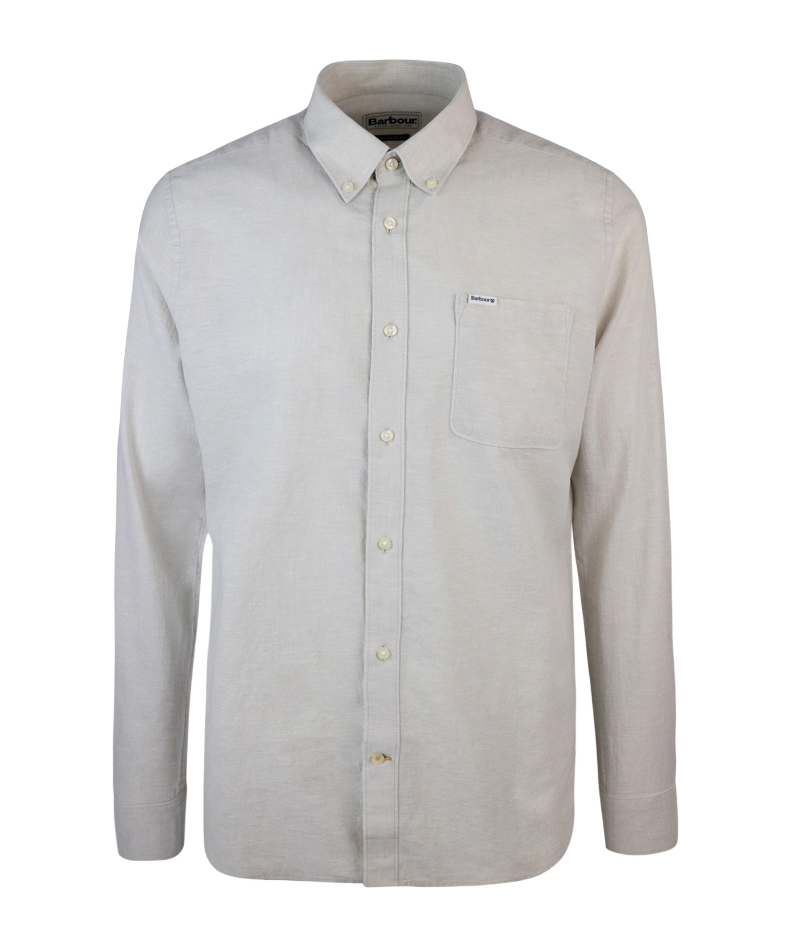 Barbour Long-sleeved Shirt In Gray