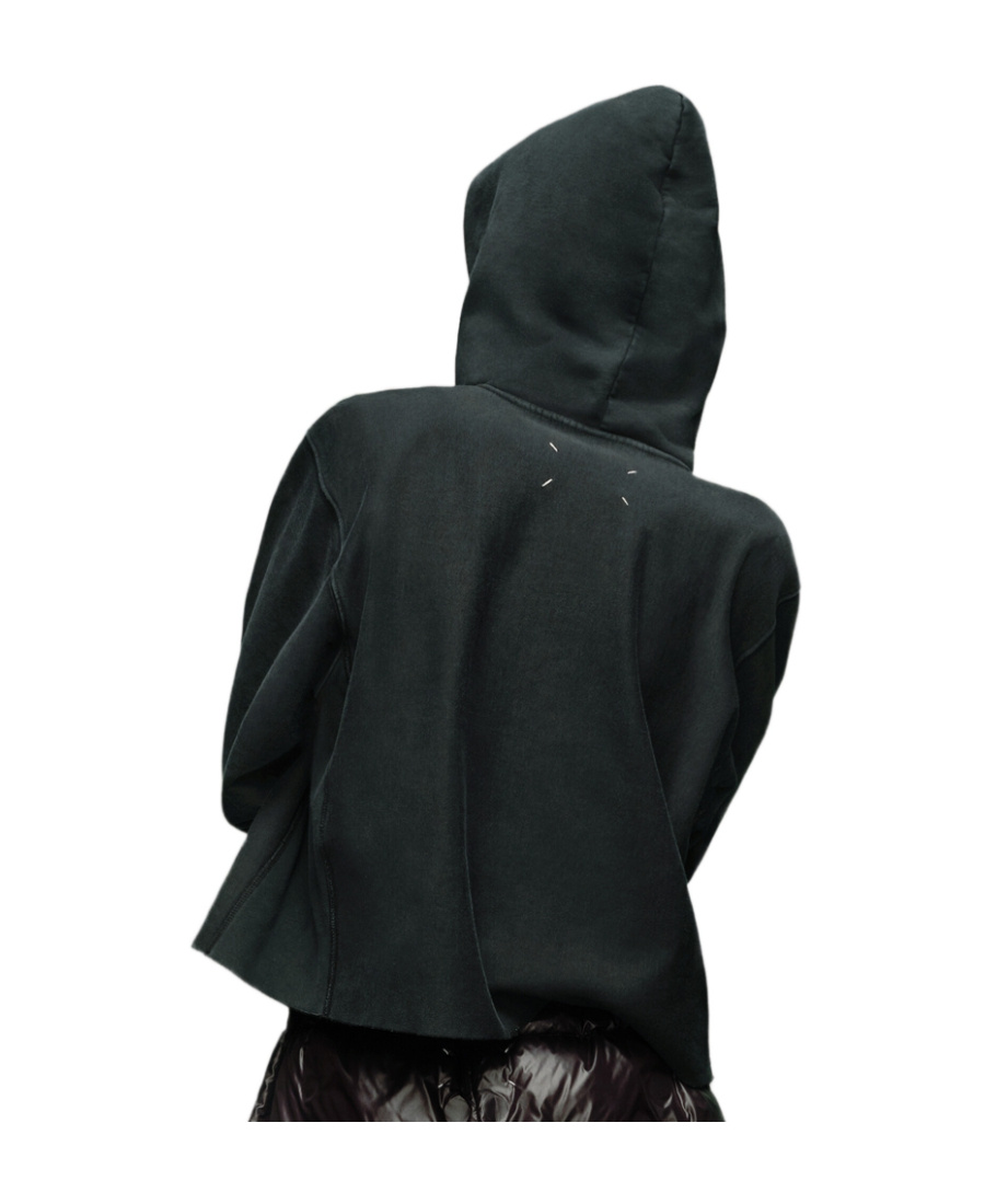 MAISON MARGIELA RAW-CUT HEM HOODIE 