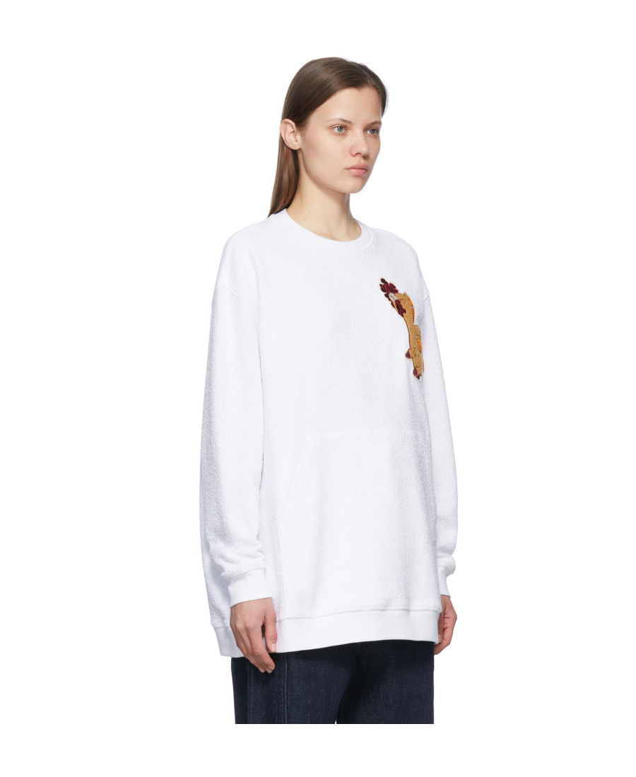Stella Mccartney White Fantasia Sweatshirt In White