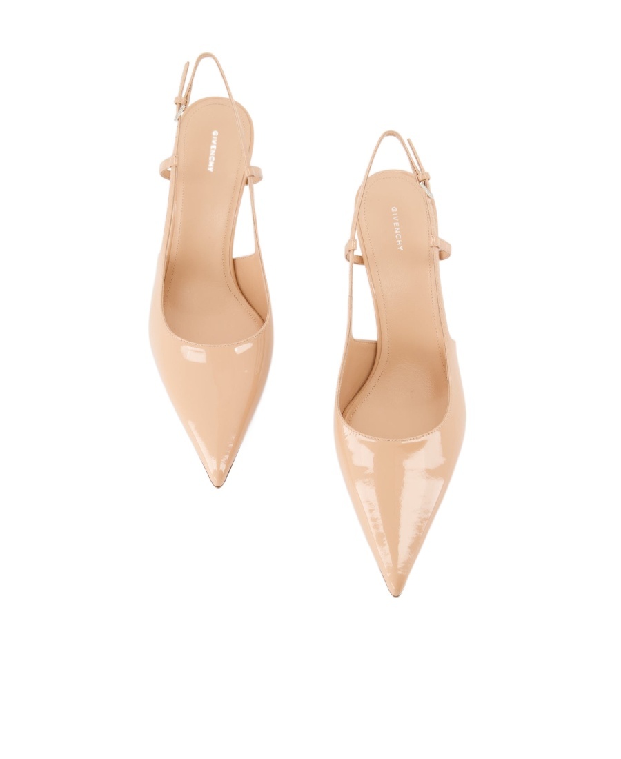 Givenchy G-cube Leather Pumps In Nude