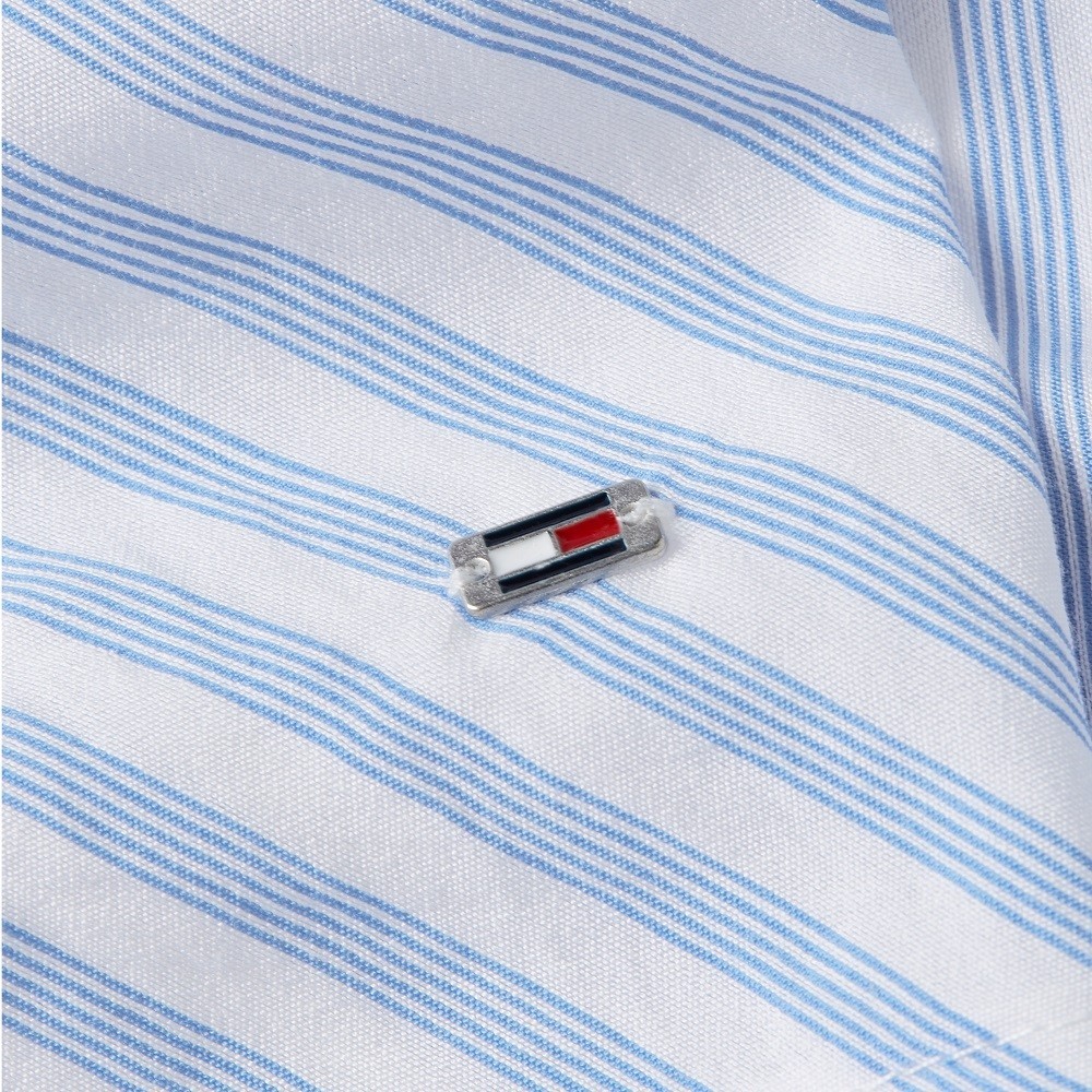 Tommy Hilfiger Striped Blouse In Blue