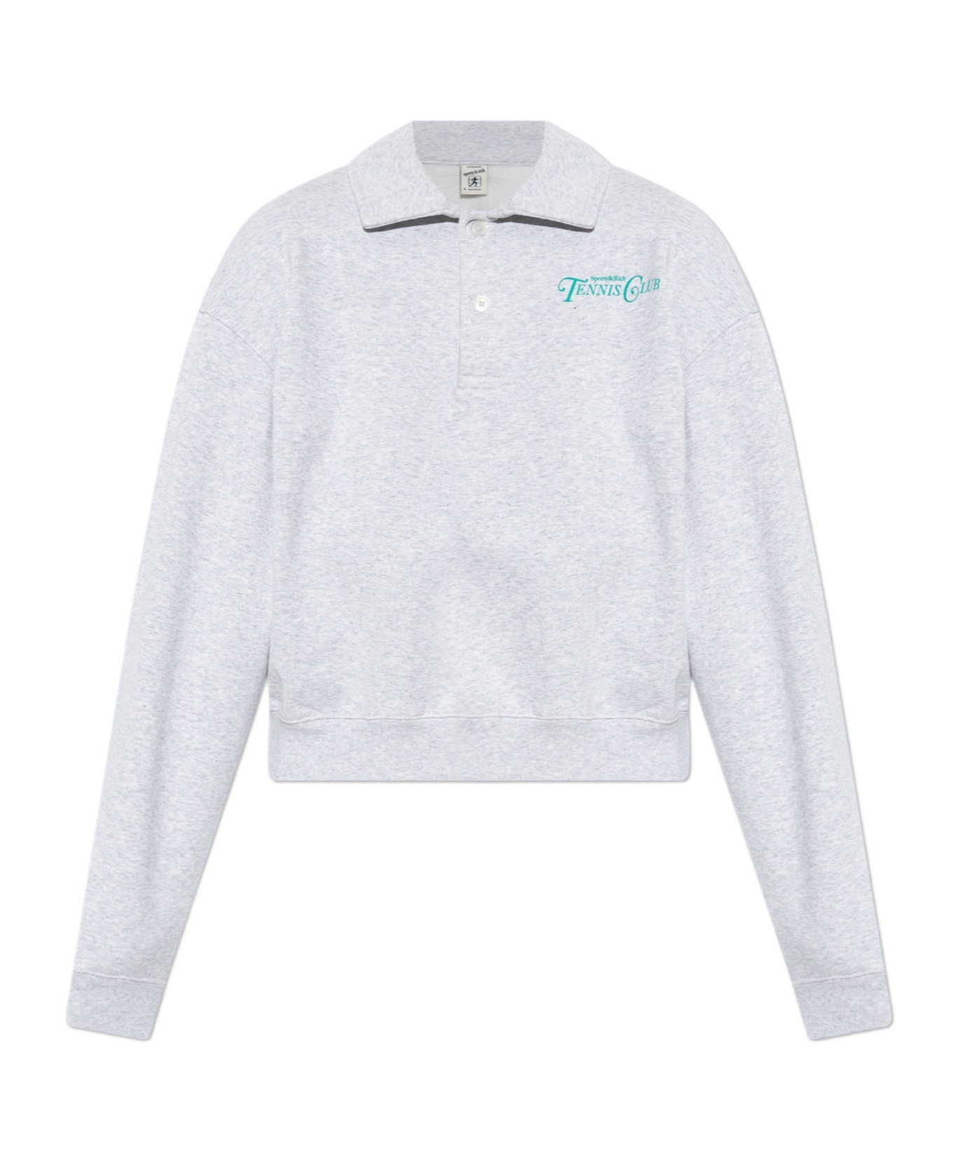 Sporty And Rich Long-sleeved Sweater In White