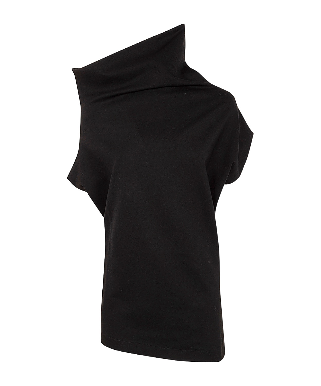 FABIANA FILIPPI FABIANA FILIPPI SHORT SLEEVED ASYMMETRIC TOP
