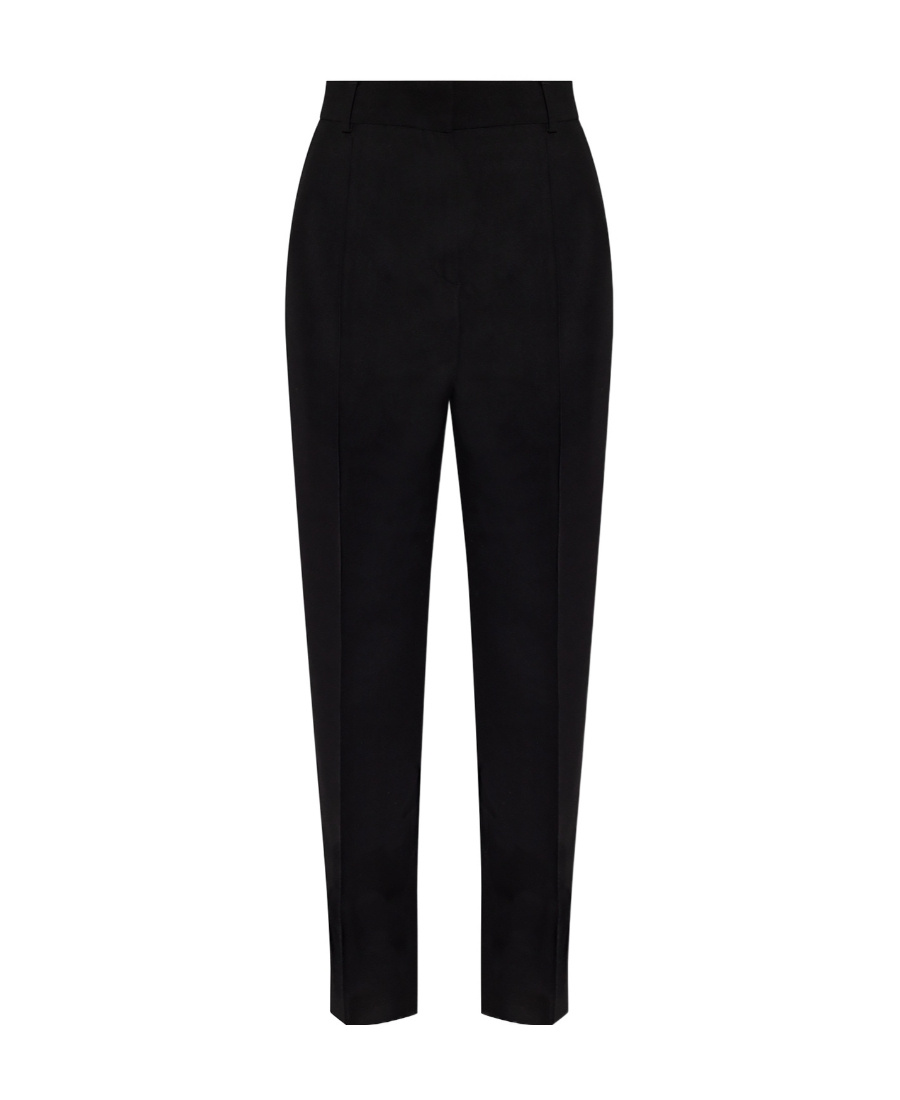 Totême High-waist Tapered Trousers In Black
