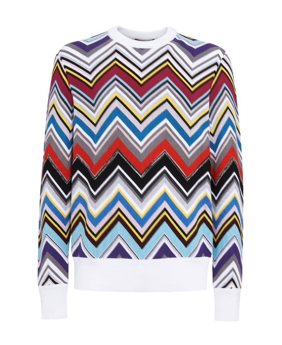 Missoni Zig-zag Sweatshirt In Multicolor