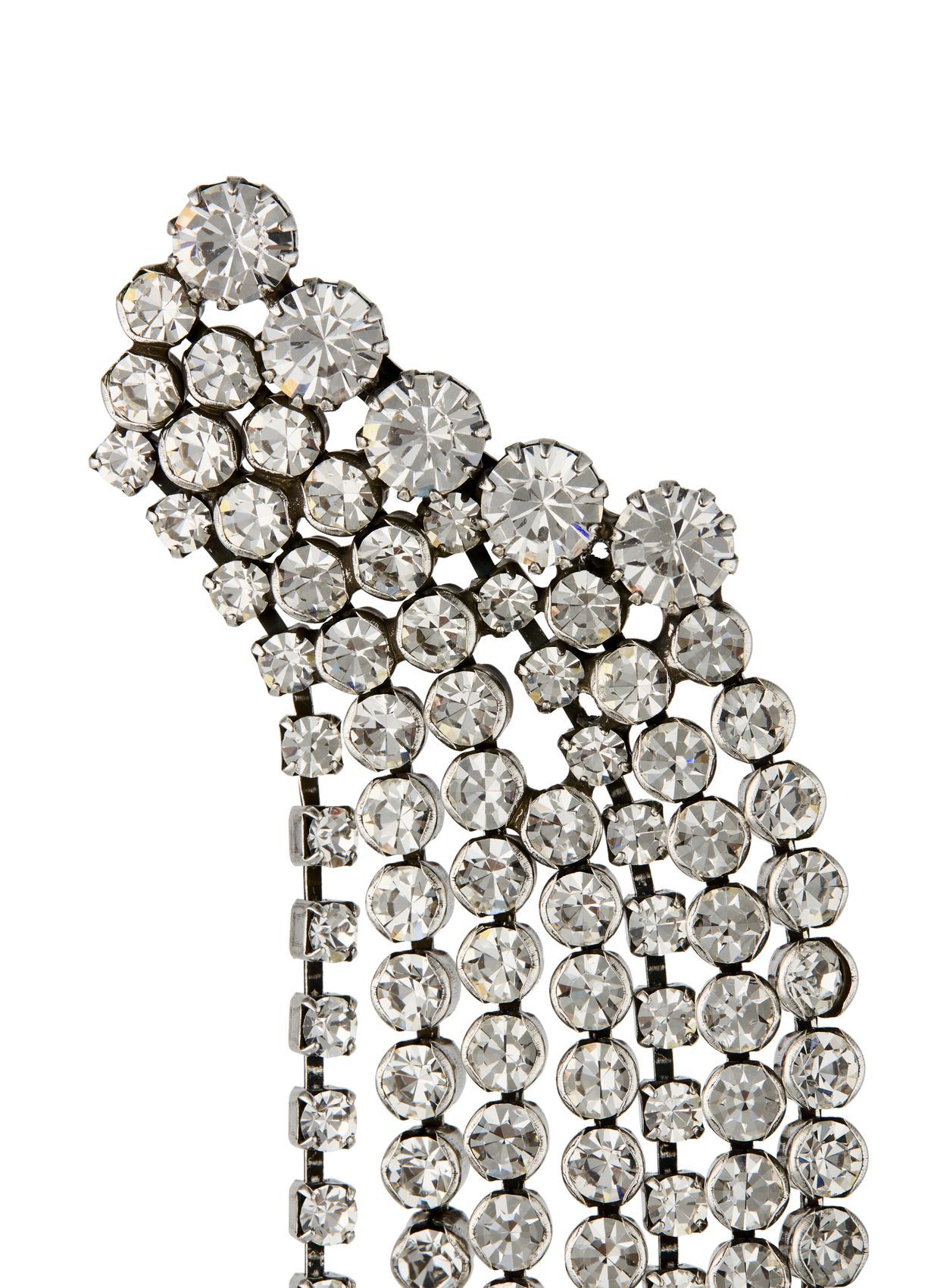 Shop Isabel Marant Fringe Earrings In Gray