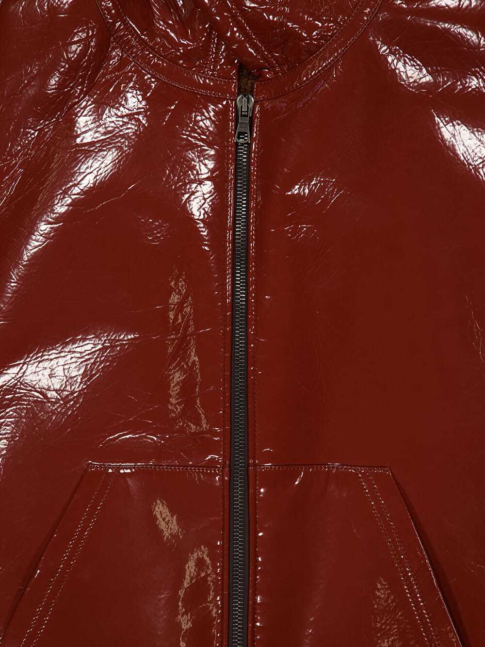 Palm Angels Curved Logo Bomber Jacket In Brown