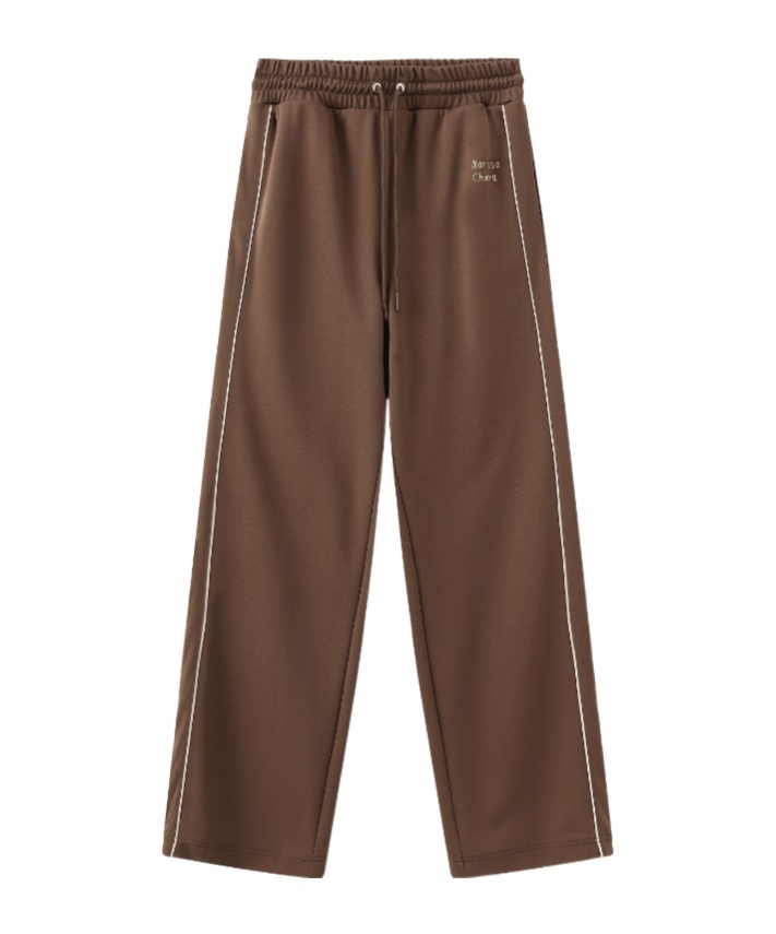 Marissa Chiara Drawstring Sweatpants In Brown