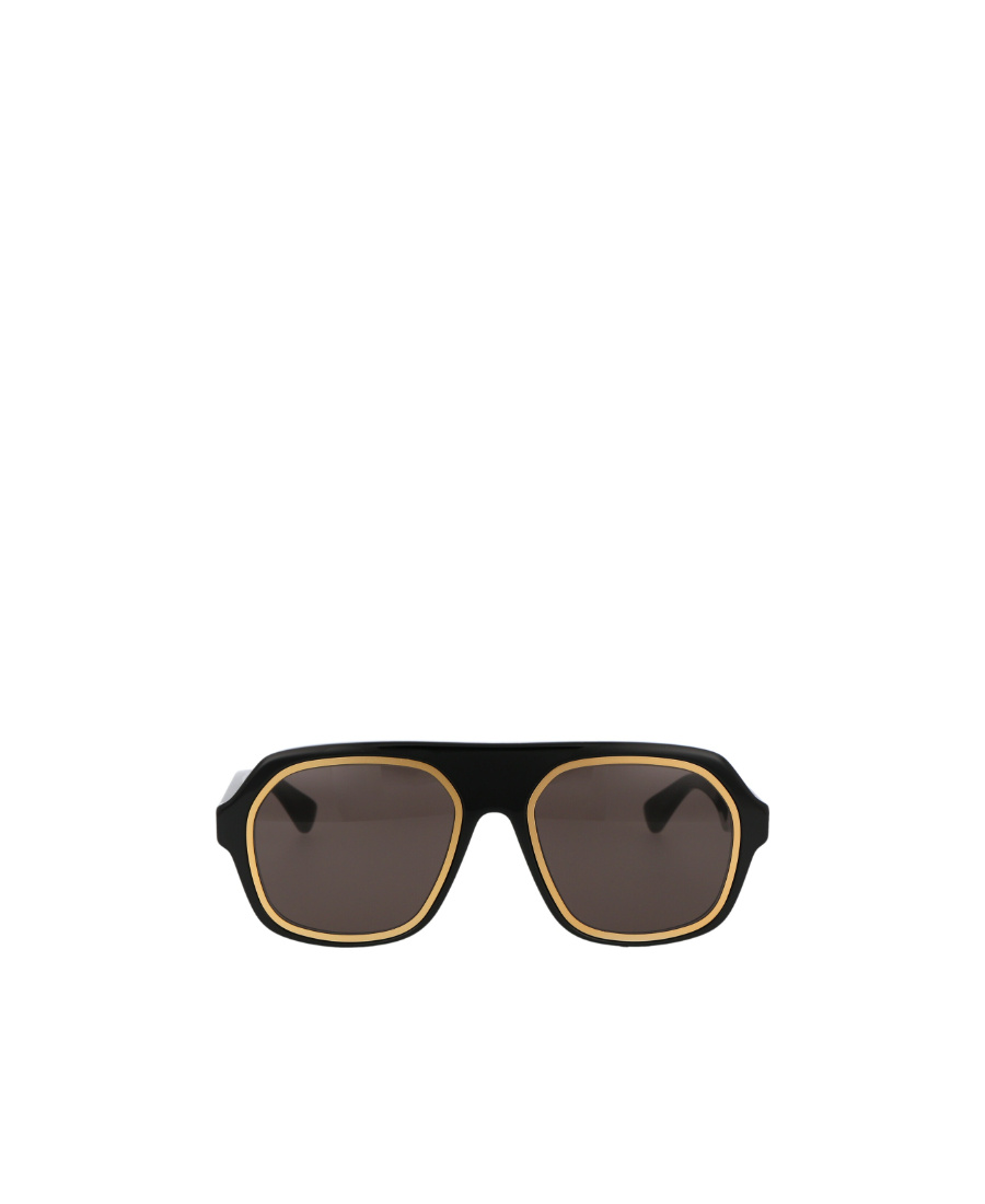 Bottega Veneta Round-frame Sunglasses In Brown