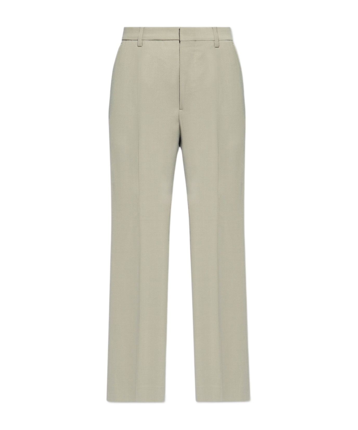 Ami Alexandre Mattiussi Ami Paris High-waist Tailored Trousers In Nude