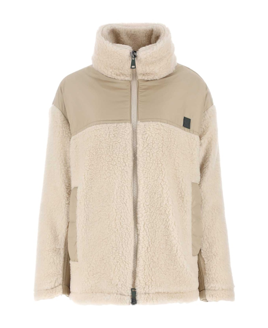 Weekend Max Mara Logo Casual Jacket In Nude