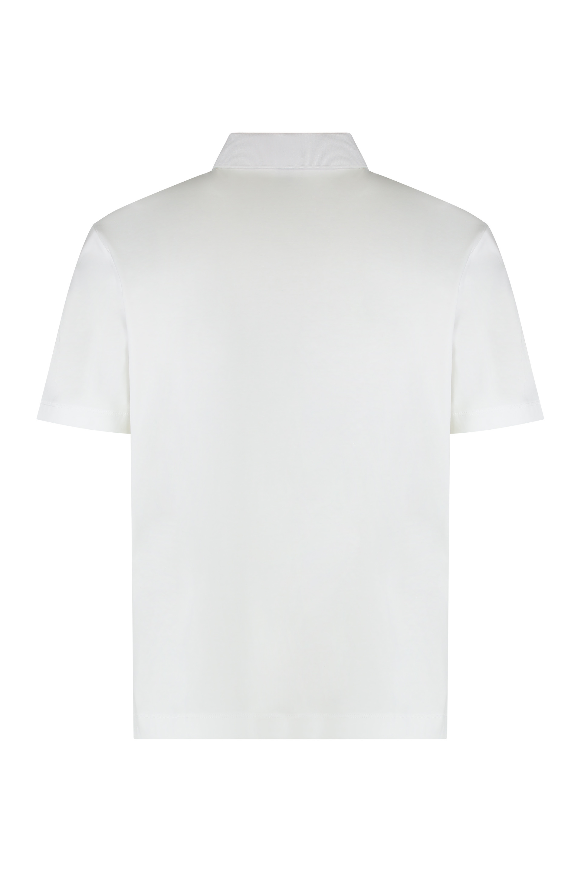 Hugo Boss Lightweight Short-sleeved Cotton Polo Shirt In Multi