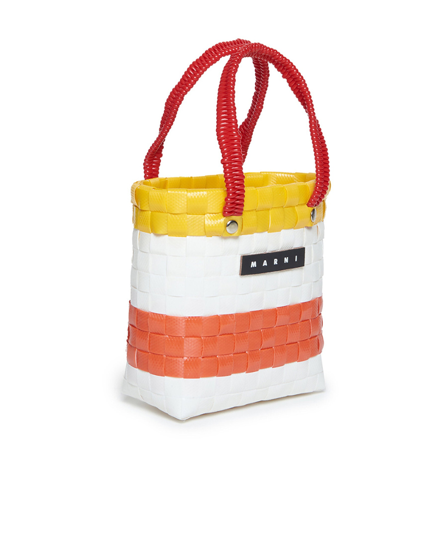 Marni Sunday Morning Tote Handbag In White