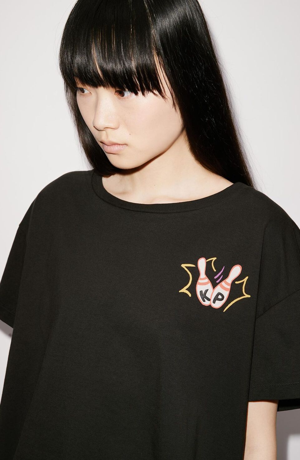 KENZO KENZO GRAPHIC PRINTED CREWNECK T-SHIRT