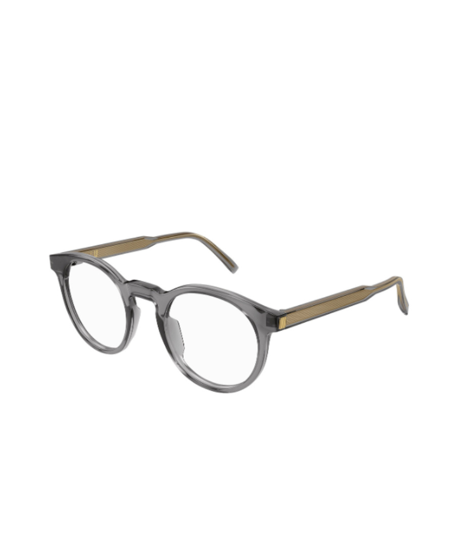 DUNHILL METALLIC-FINISH ROUND-FRAME GLASSES