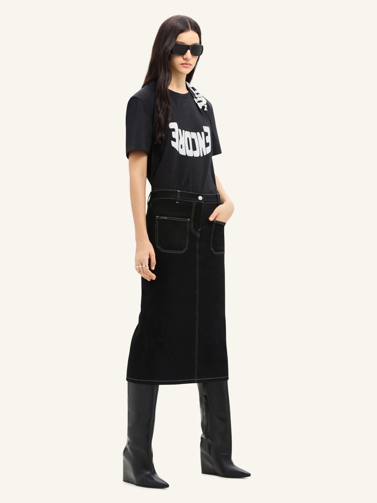 Courrèges Encore Top In Black