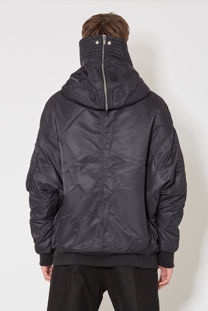 Rick Owens Drkshdw Drkshdw By Rick Owens Man Jacket Black Size L Polyamide In Black