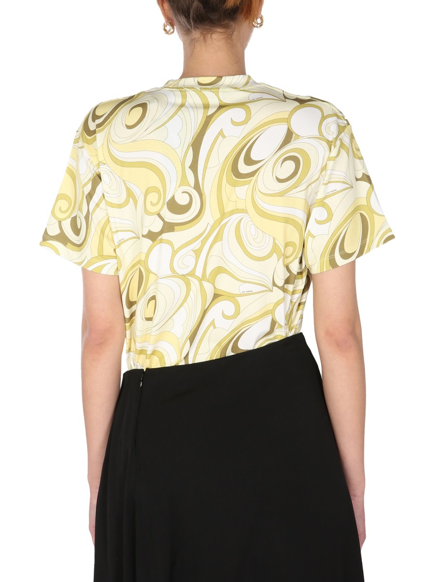 Shop Raf Simons Crew Neck T-shirt In Black