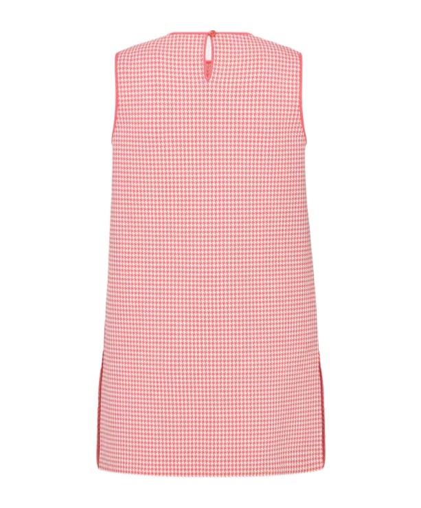 Shop Dior Iviera Short Straight Dress In Pink