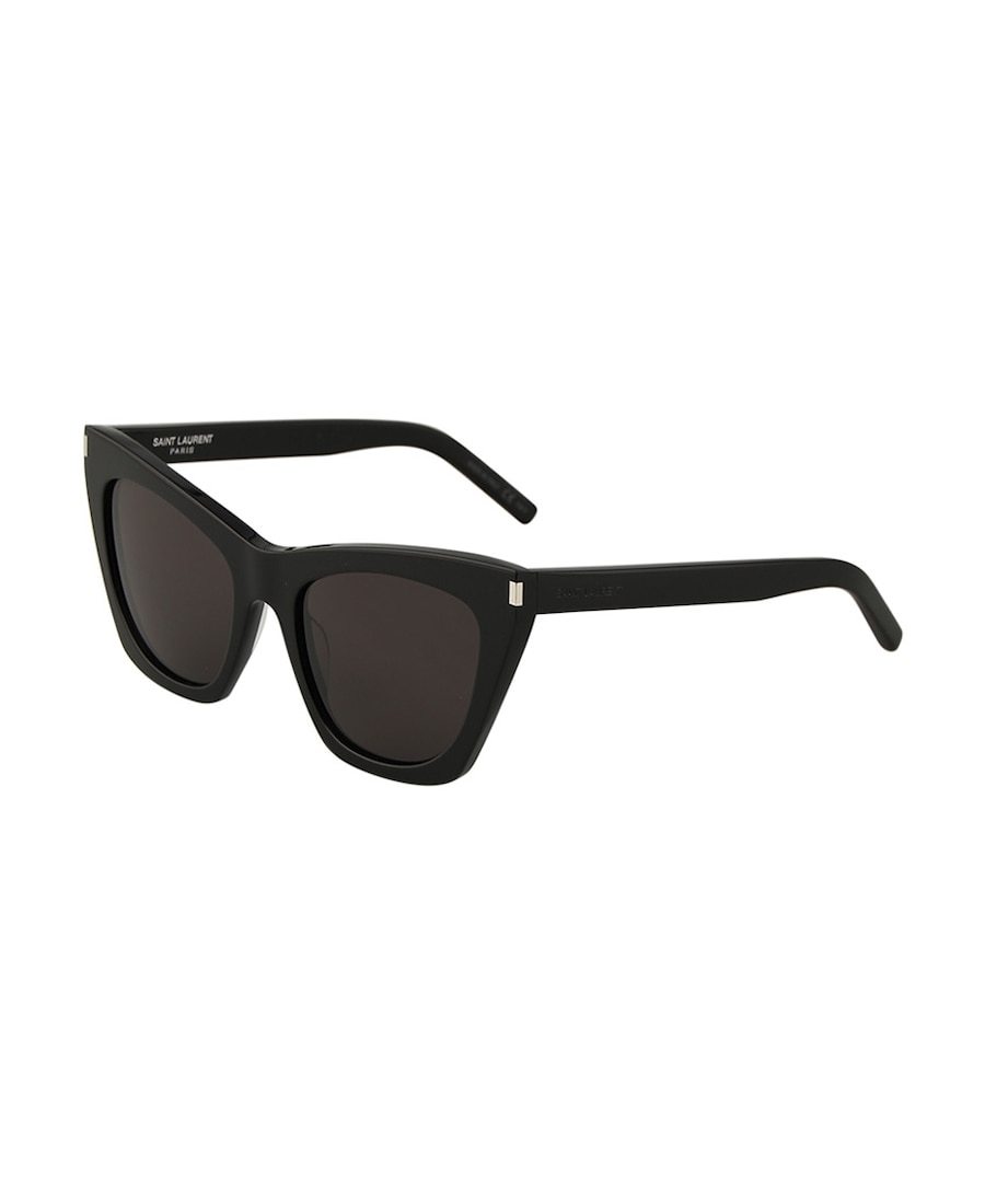 Saint Laurent Kate D-frame Sunglasses In Black