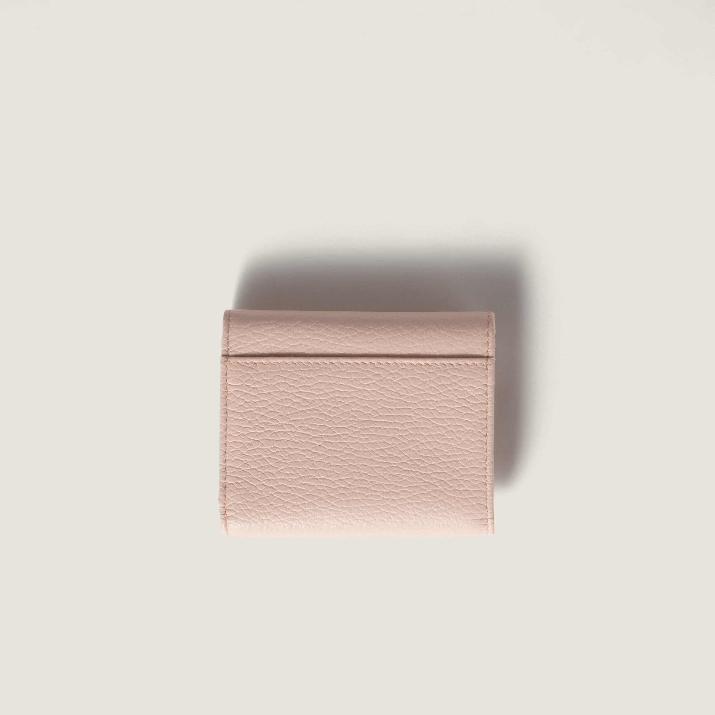 Miu Miu Small Leather Wallet In Pink