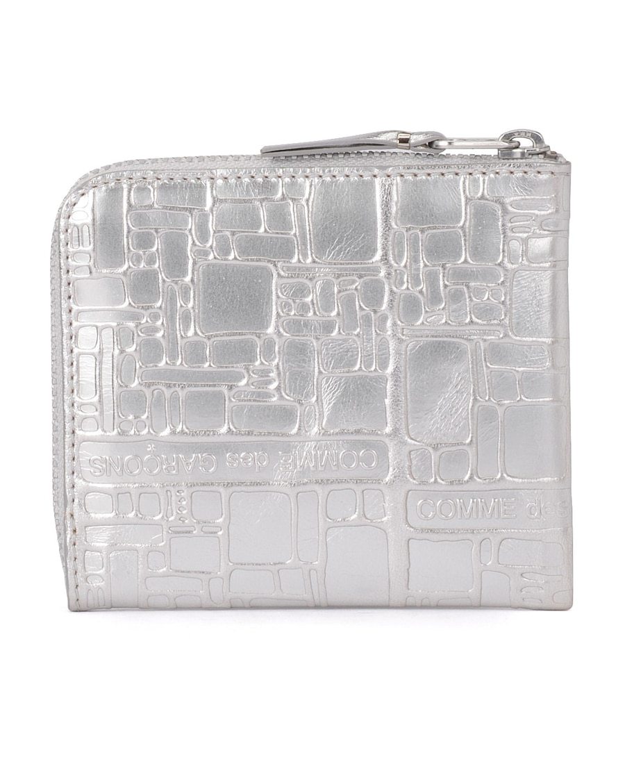 Shop Comme Des Garçons 'embossed Logo' Wallet In White