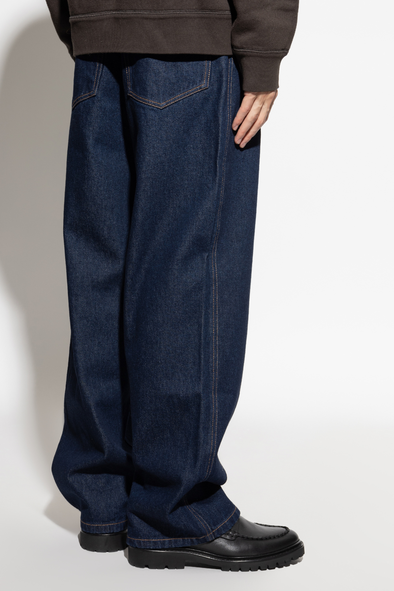 Isabel Marant Belt Loop Jeans In Blue