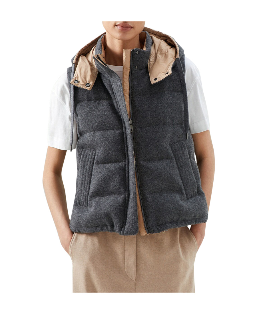 BRUNELLO CUCINELLI PADDED SLEEVELESS GILET