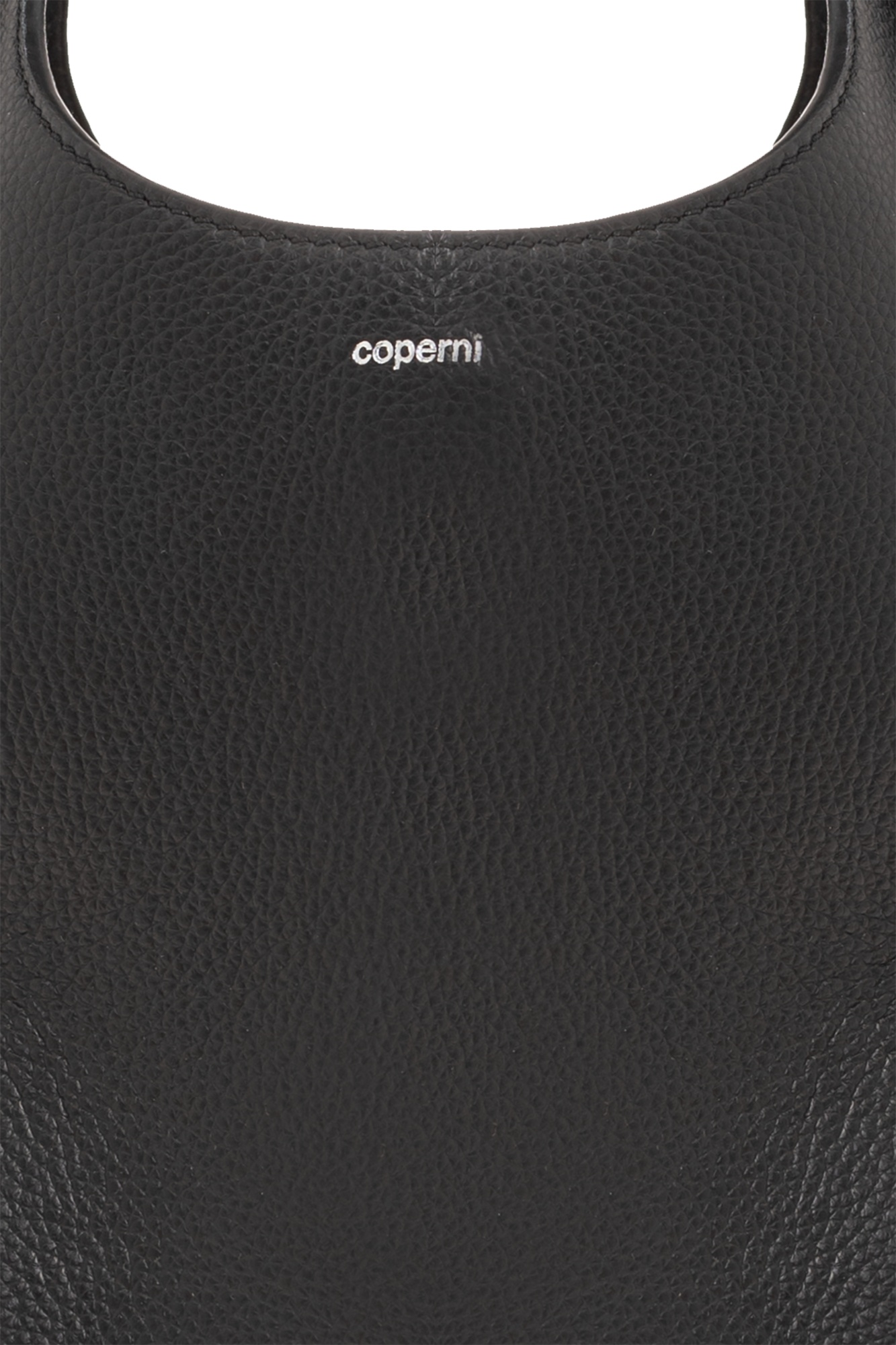 Shop Coperni Logo Shoulder Bag In Black
