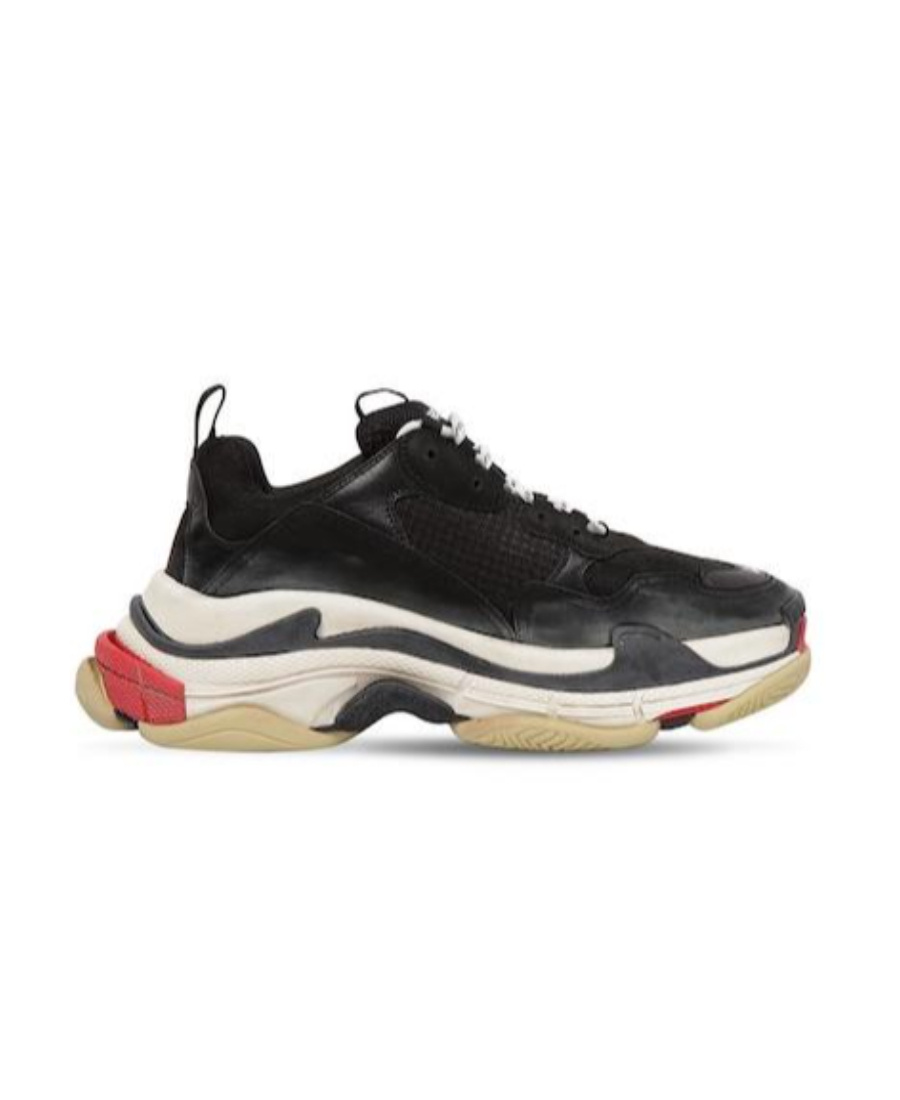Balenciaga Black Logo-lacing Casual Sneakers