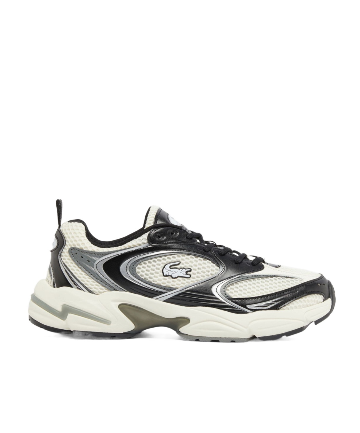 Lacoste Storm 96 2k Mesh-panelled Sneakers In White