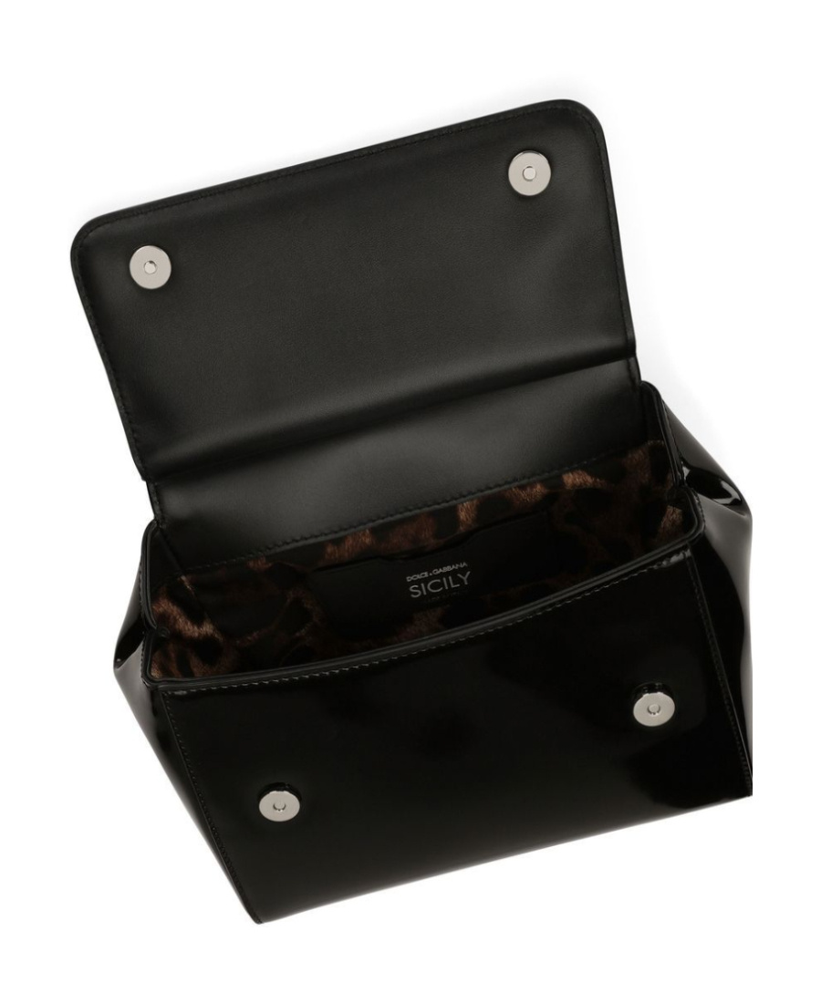 Dolce & Gabbana Kim Dolce&gabbana Medium Sicily Handbag In Black