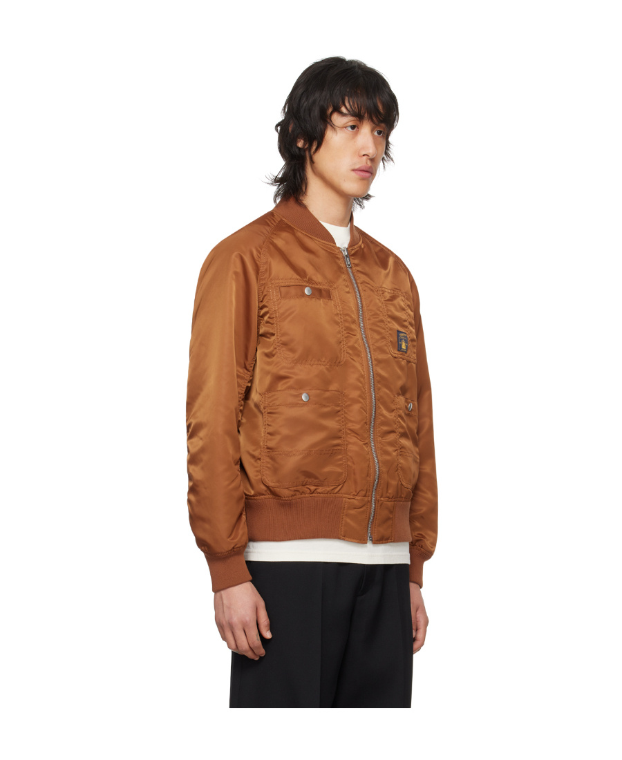 Undercover Cotton-padded Suit With Shoulder Cuff Collar In Brown
