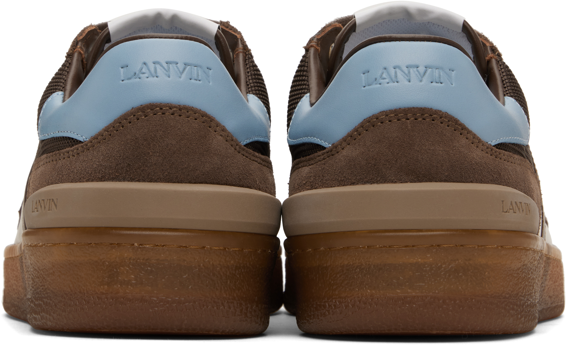 Lanvin Leather Sneakers In Multi