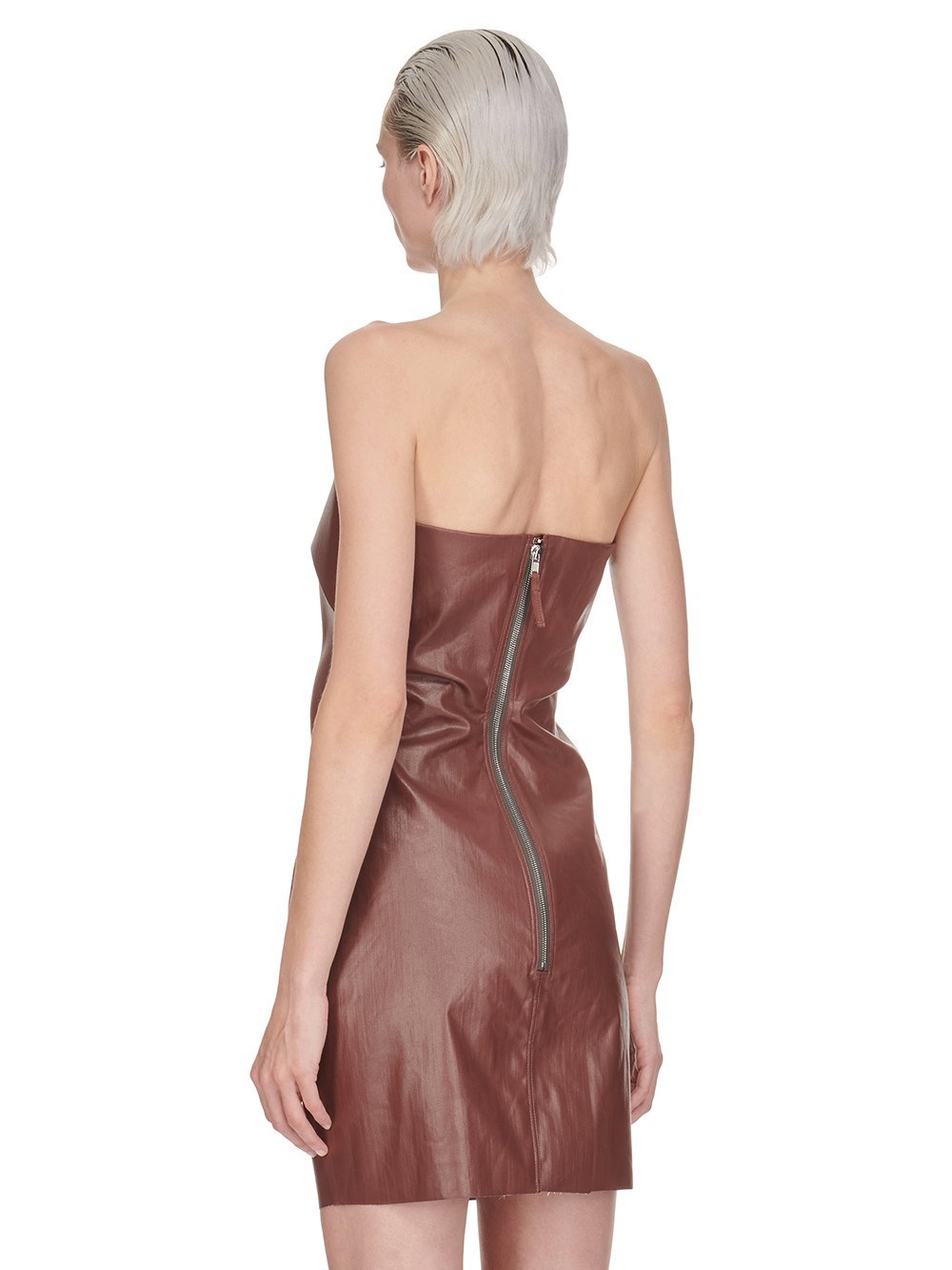 Rick Owens Prong Mini Dress In Red