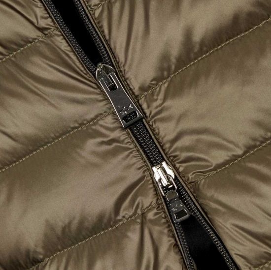 Paul & Shark Hooded Padded Jacket In Brown