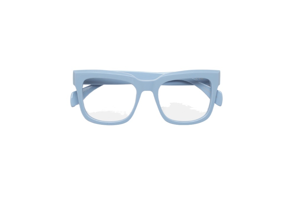 Retrosuperfuture Geometric Eyeglass Frames In Blue