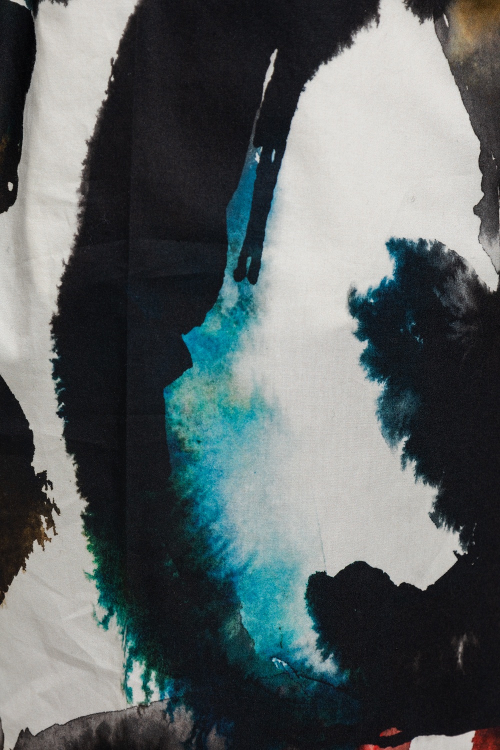 Alexander Mcqueen Cotton Bermuda Shorts With All-over Graffiti Acquerello Print In Black