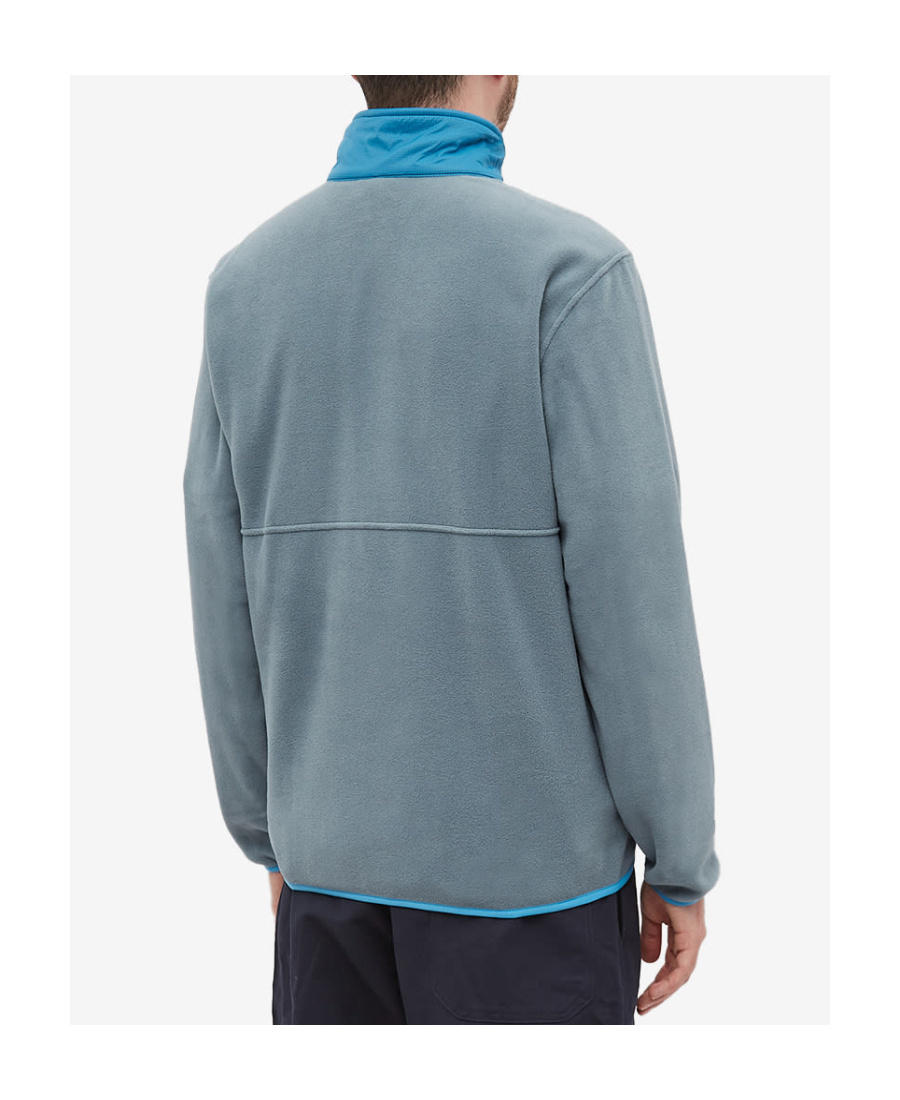 Patagonia Logo Pullover Jacket In Blue