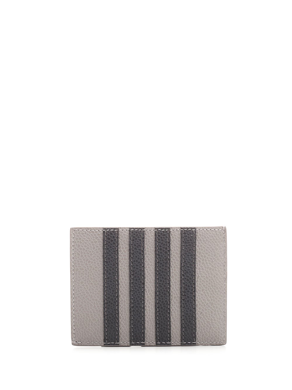 Thom Browne Wallet With Signature Stripe Detail In White
