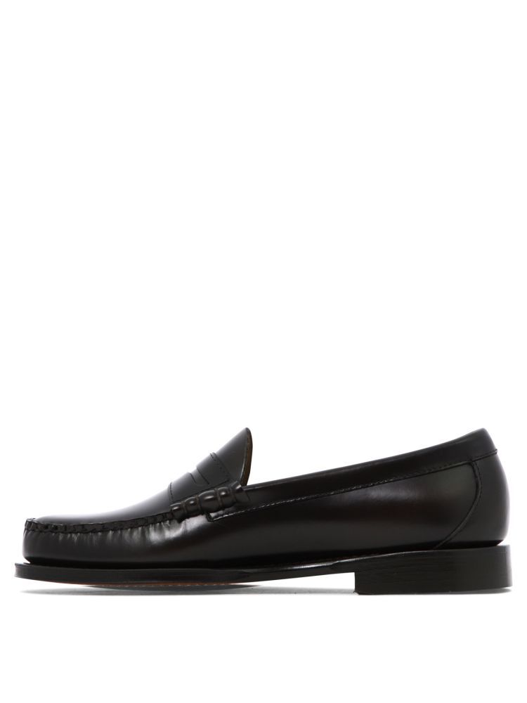 G.h. Bass & Co. Round Toe Loafers In Brown