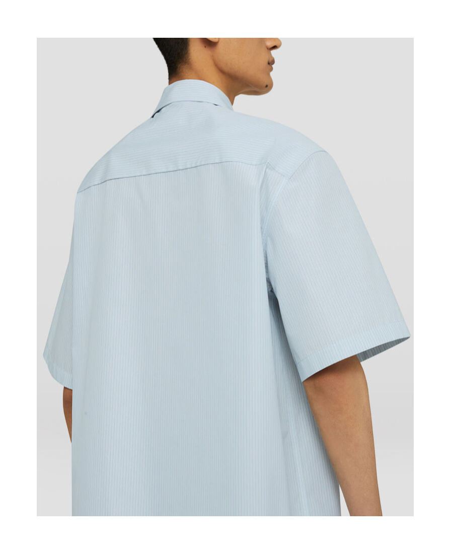 Jil Sander Friday Striped Cotton Shirt In White