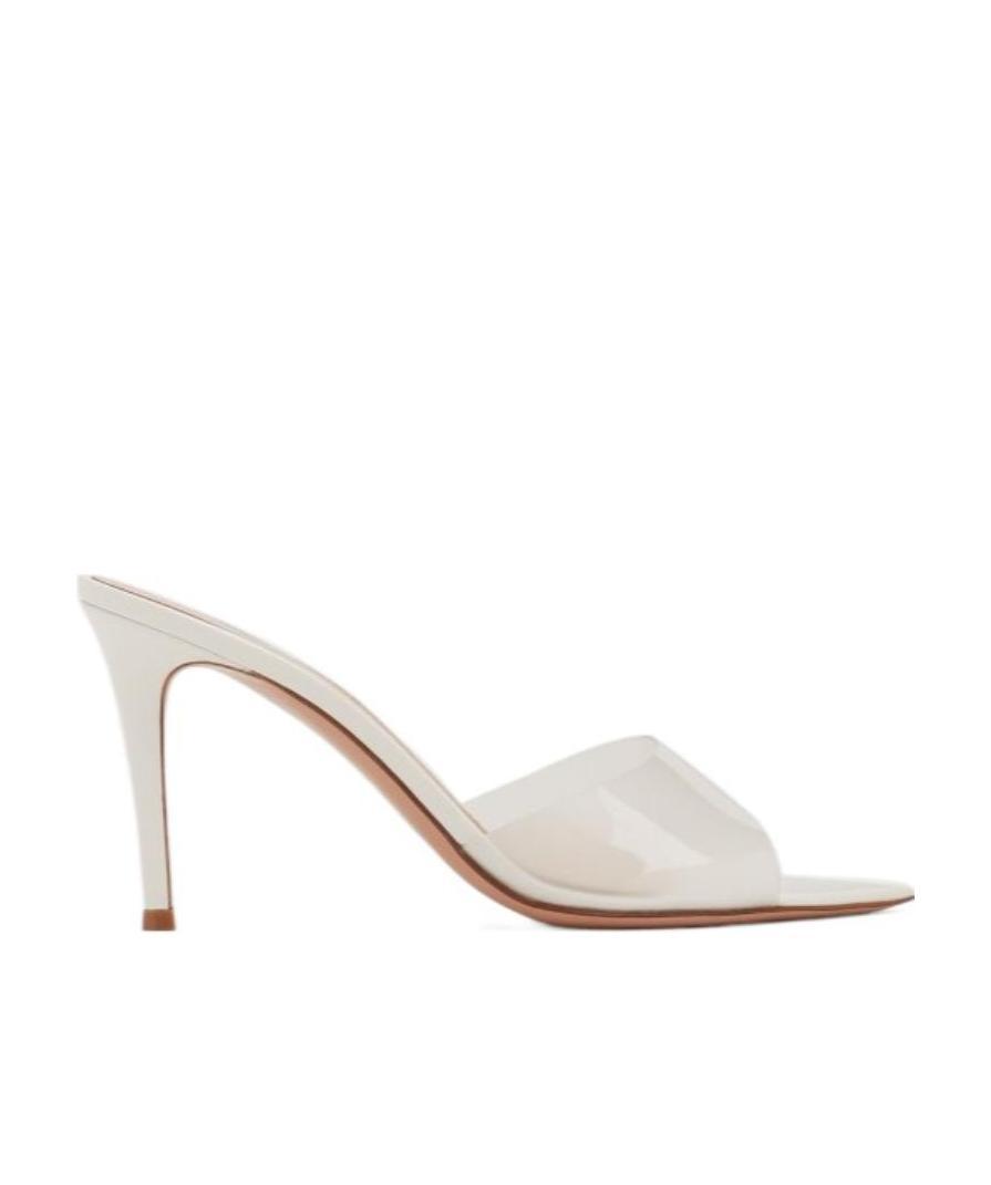 GIANVITO ROSSI LOGO HIGH-HEELED SANDALS 